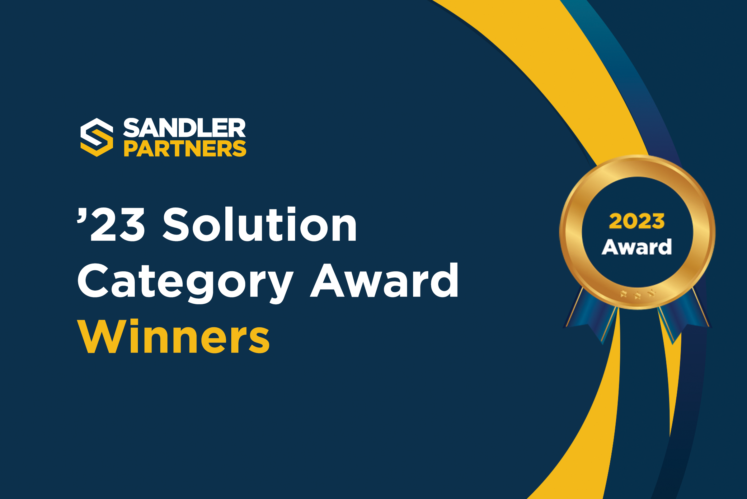 Sandler Partners 2022 Solution Category Award Winners