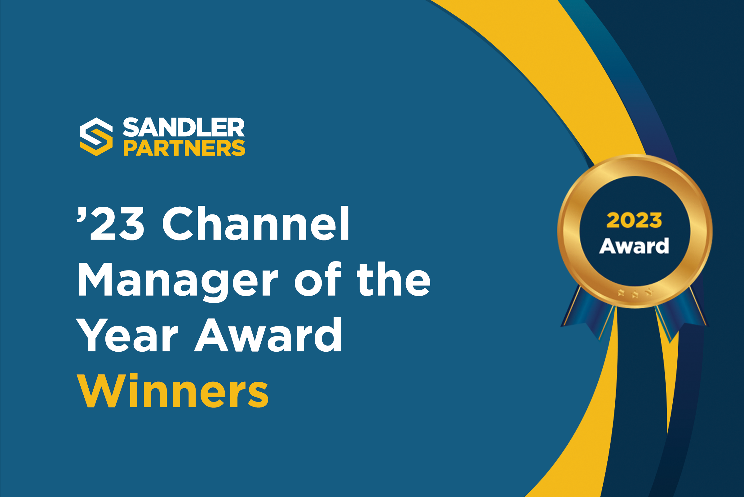 Sandler Partners 2023 Channel Manager Award Winners