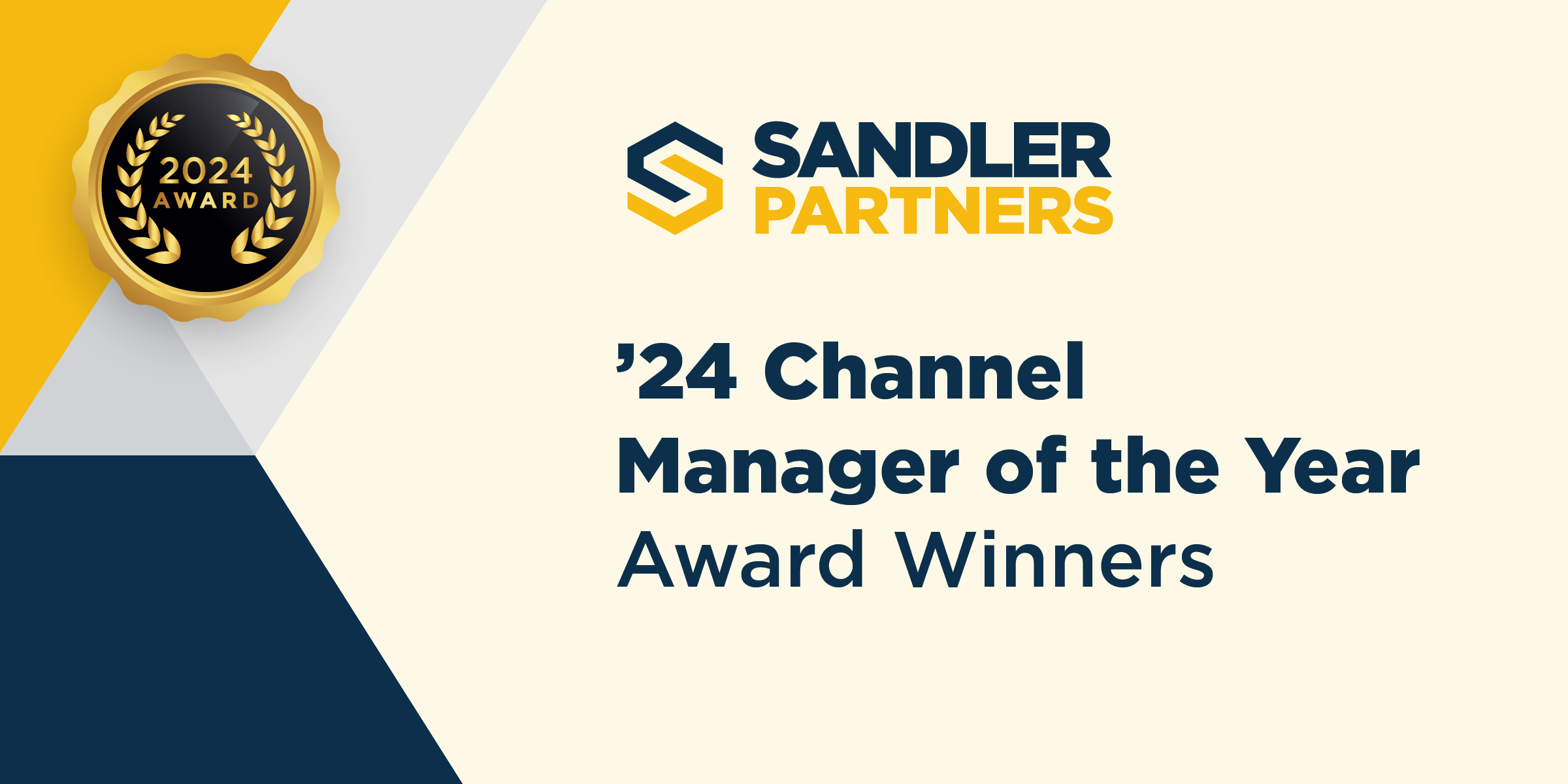 2024 National Channel Manager of the Year Award Winners