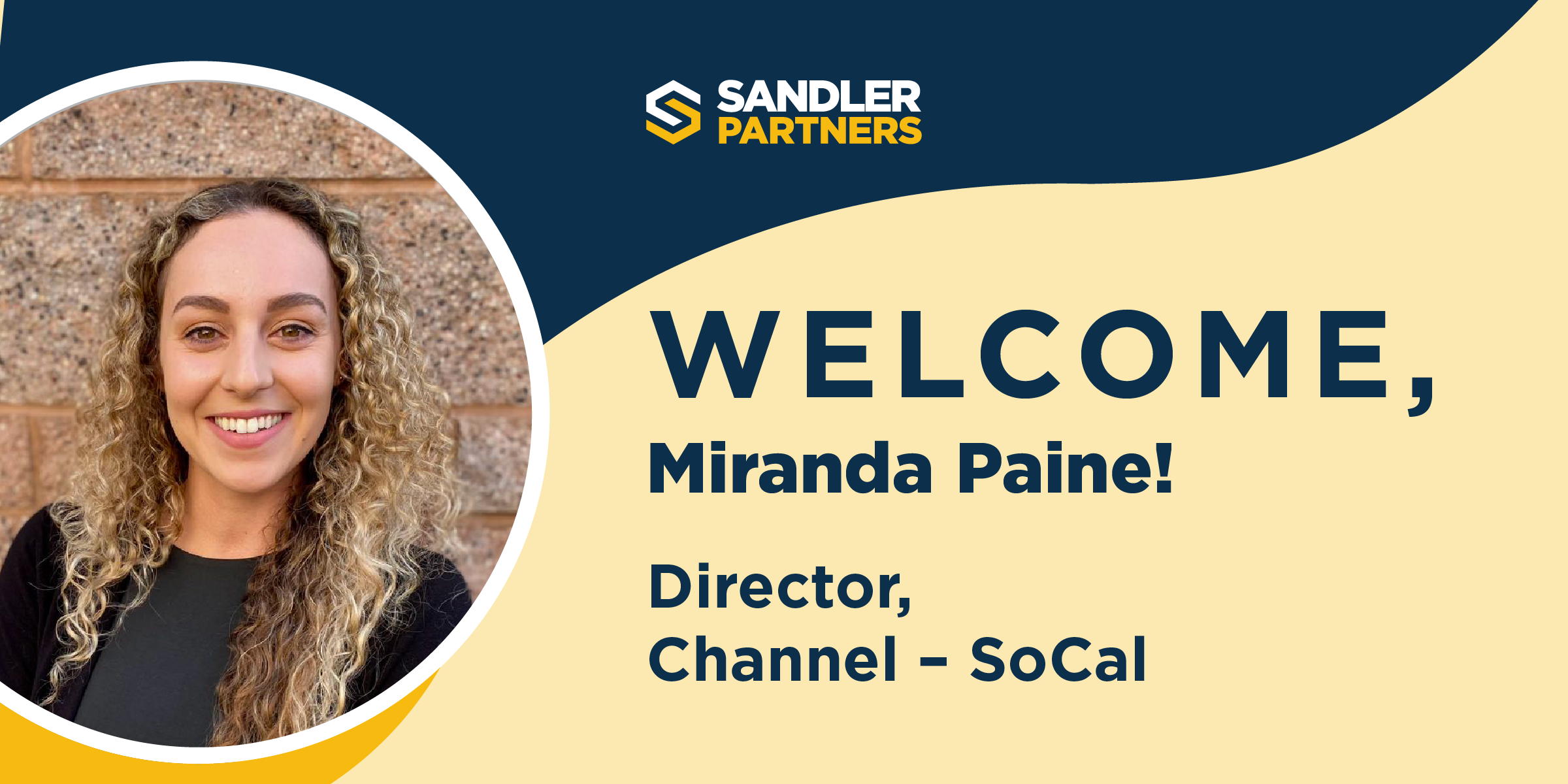 Sandler Partners Welcomes Miranda Paine as Director, Channel – SoCal