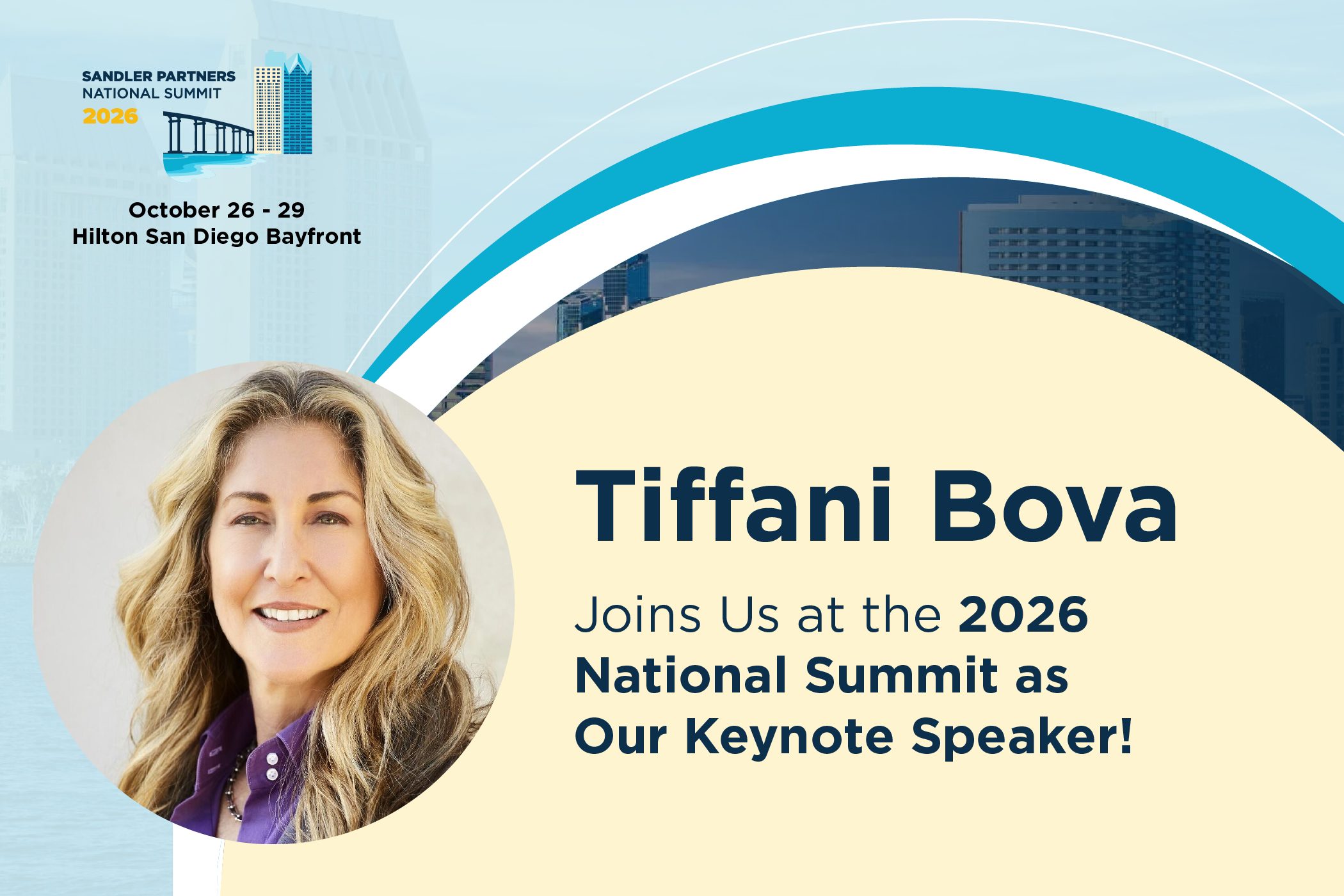 Tiffani Bova will Deliver the Keynote at the 2026 Sandler Partners National Summit